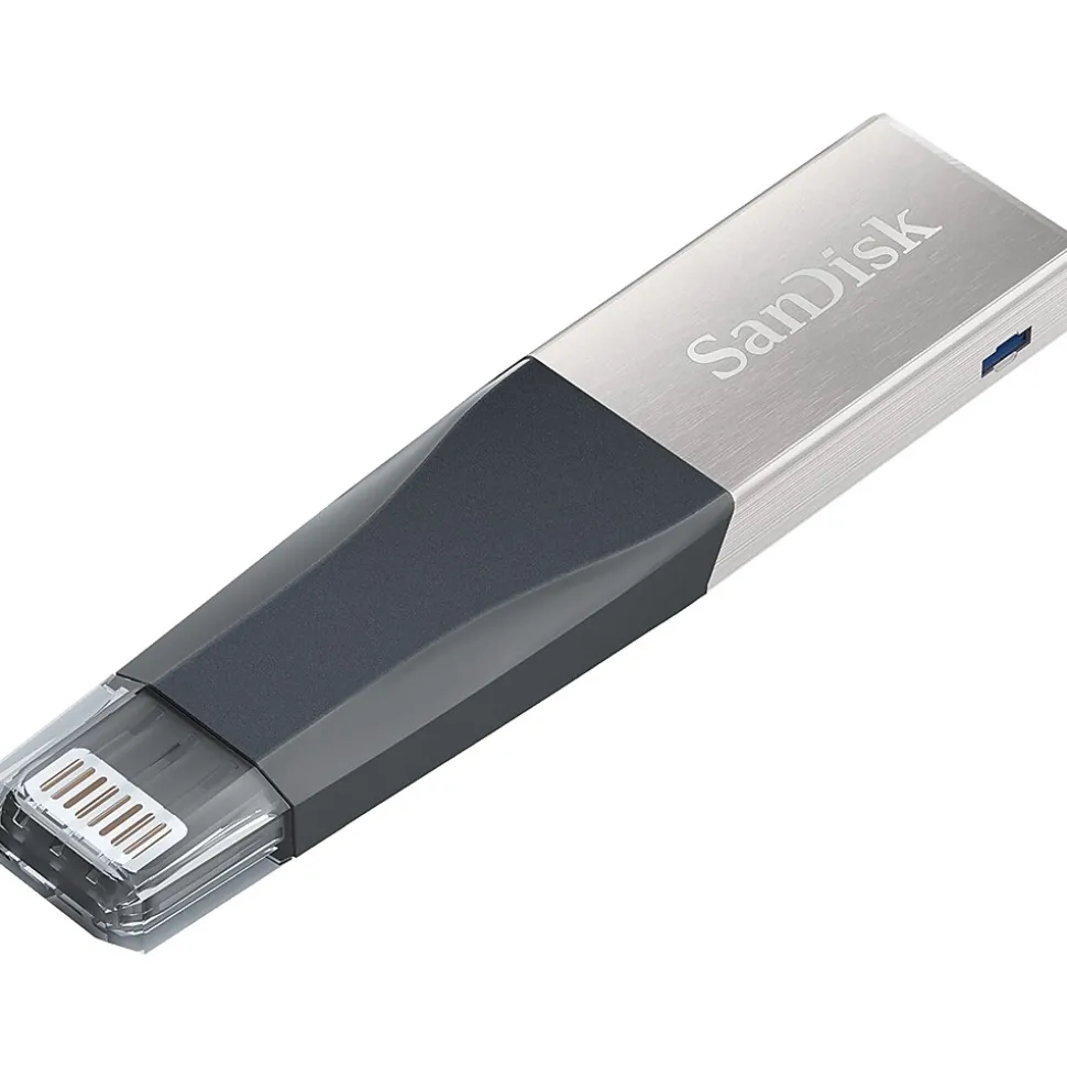 iXpand Mini 16GB Flash Drive For iPhone, Black (SDIX40N-016G-GN6NN) | SanDisk Cheap