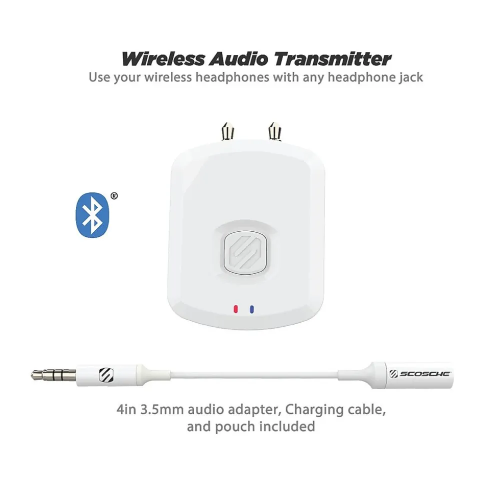 FlyTunes Wireless Bluetooth Audio Transmitter (BTTWT-SP) | scosche Cheap