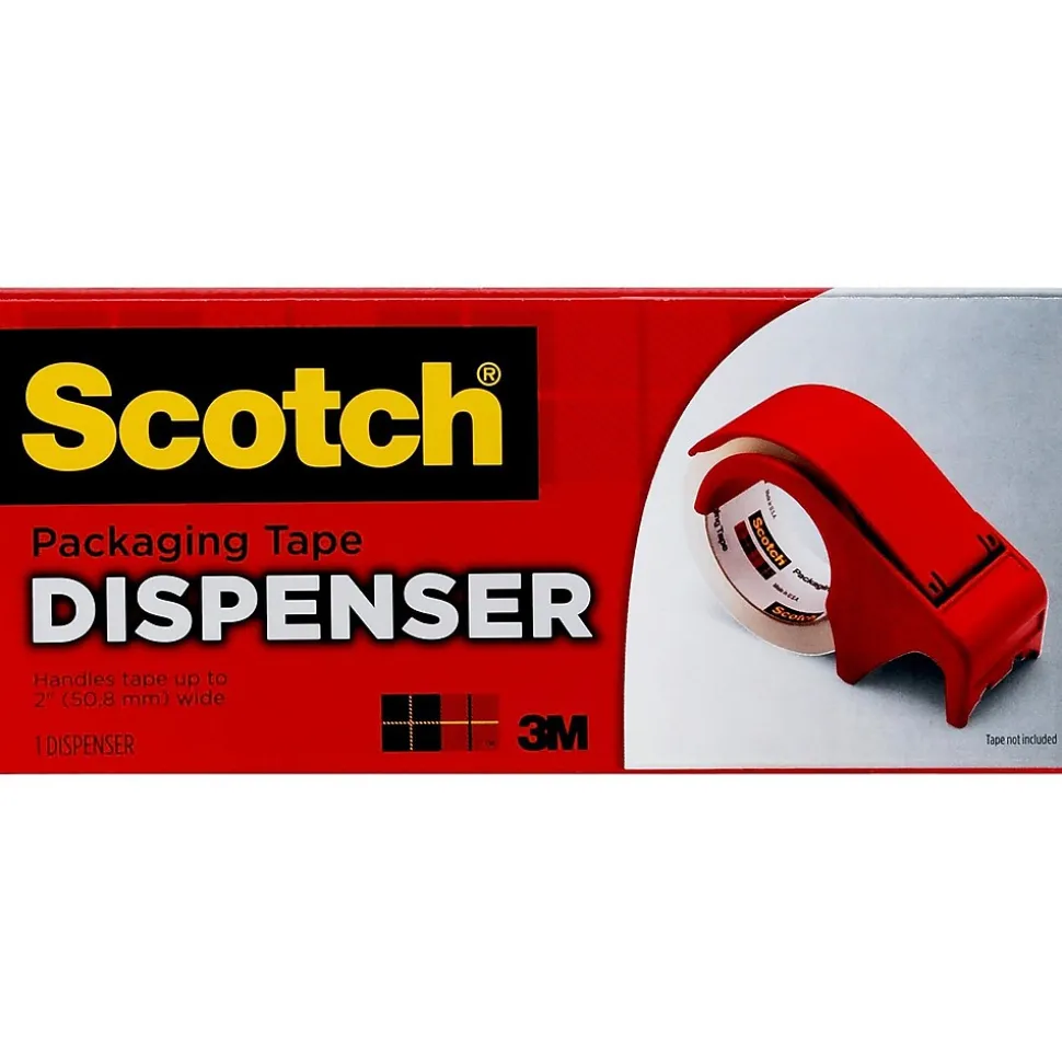 1.88" Packing Tape Dispenser, Red (DP300RD) | Scotch Hot