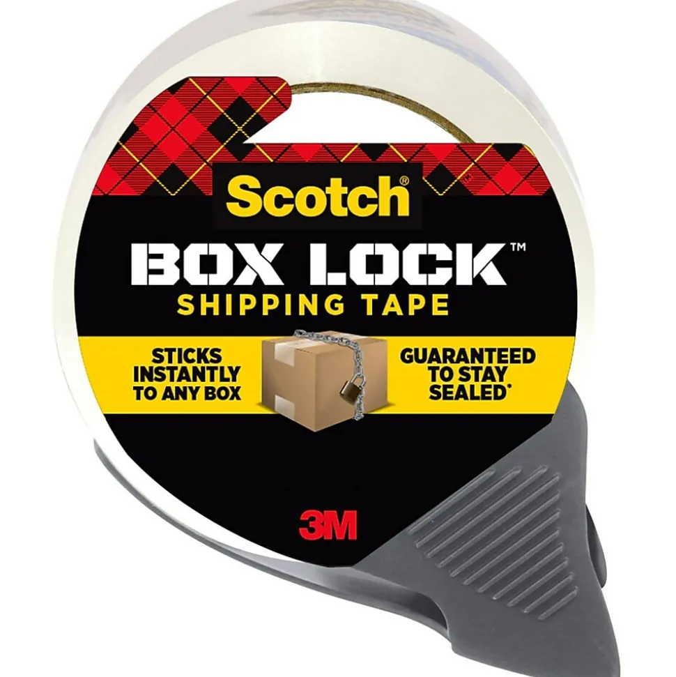 Box Lock Packaging Tape, 1.88 in x 38.2 yds. (3950S-RD-SR) | Scotch Shop