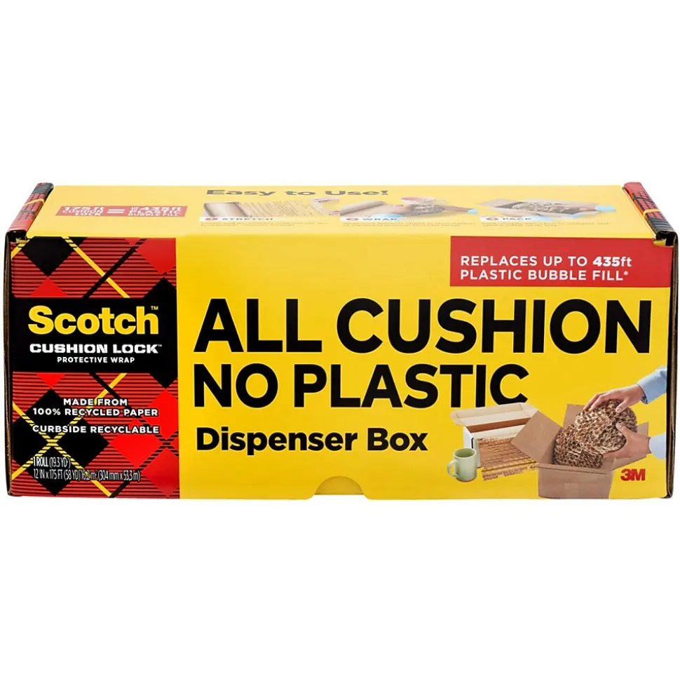 Cushion Lock Protective Wrap, 12 in x 175 ft (PCW-12175-DB) | Scotch Outlet