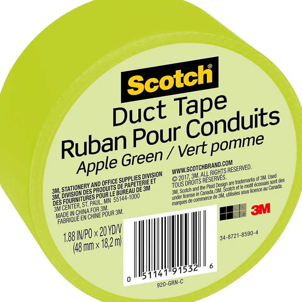 Duct Tape, 1.88" x 20 yds., Green (920-GRN-C) | Scotch Shop