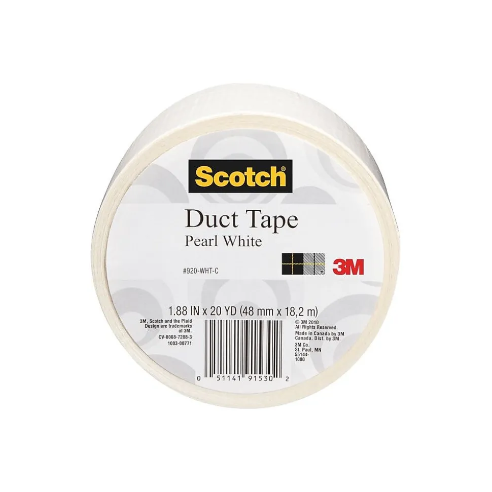 ® Duct Tape, 1.88" x 20 yds., White (920-BLK-C) | Scotch Flash Sale