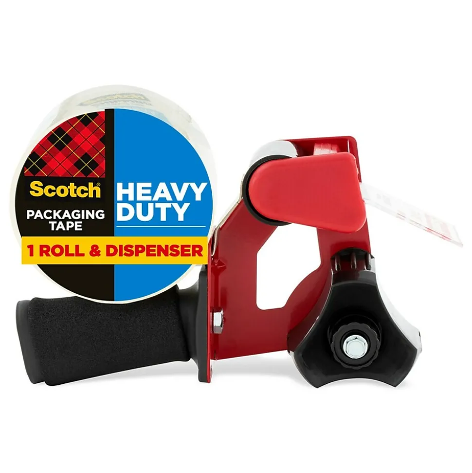 Heavy Duty Heavy Duty Packing Tape with Dispenser, 1.88" x 54.6 yds., Clear (3850-ST) | Scotch Clearance