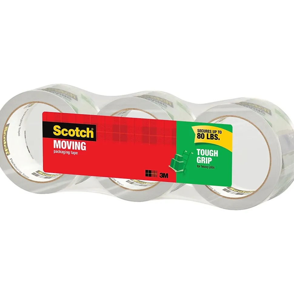 Packing Tape, 1.88" x 43.7 yds., Clear, 3/Pack (3500-40-3) | Scotch Discount