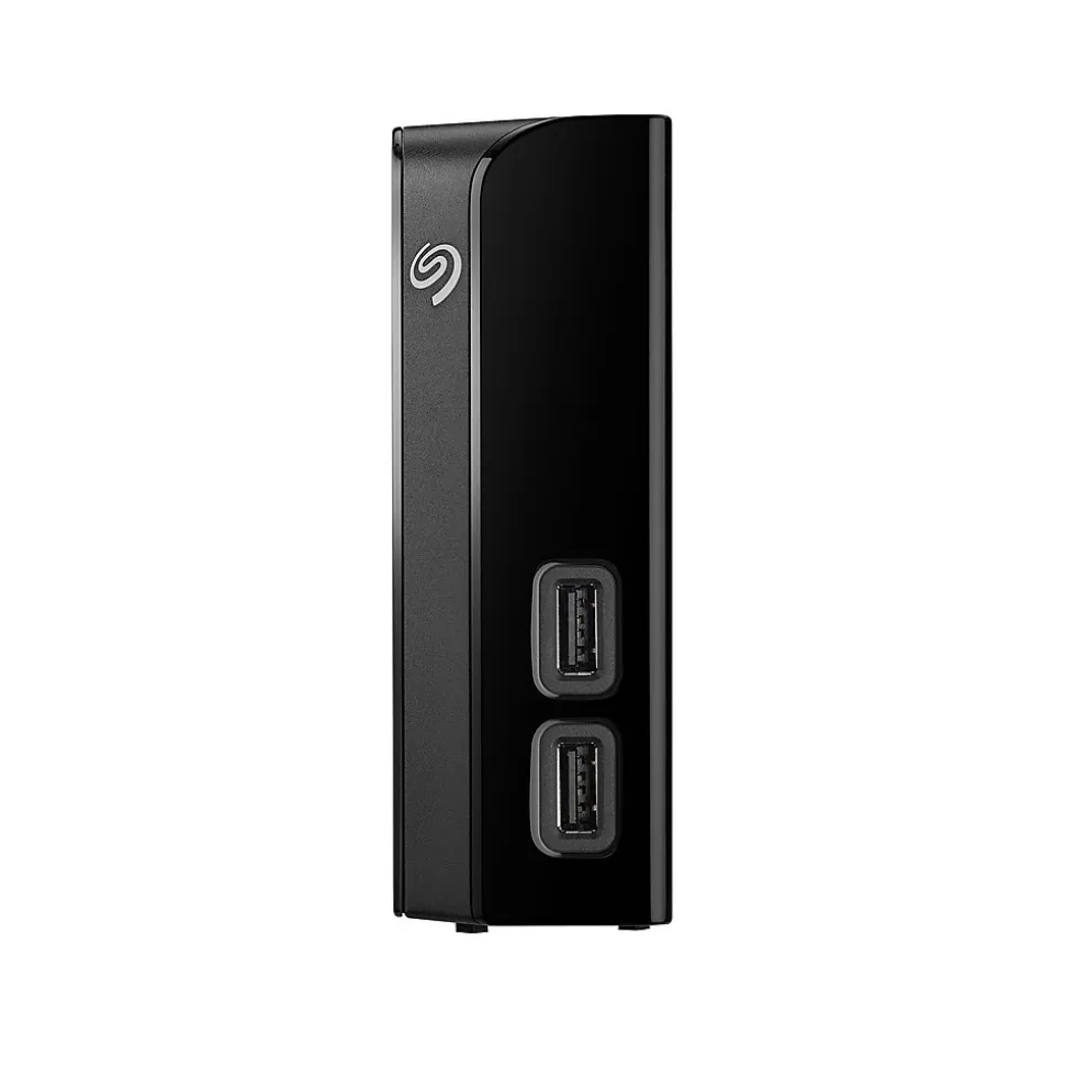 Backup Plus Hub 8TB External Hard Drive Desktop HDD USB 3.0 with 2 USB Ports, Black (STEL8000100) | Seagate Online