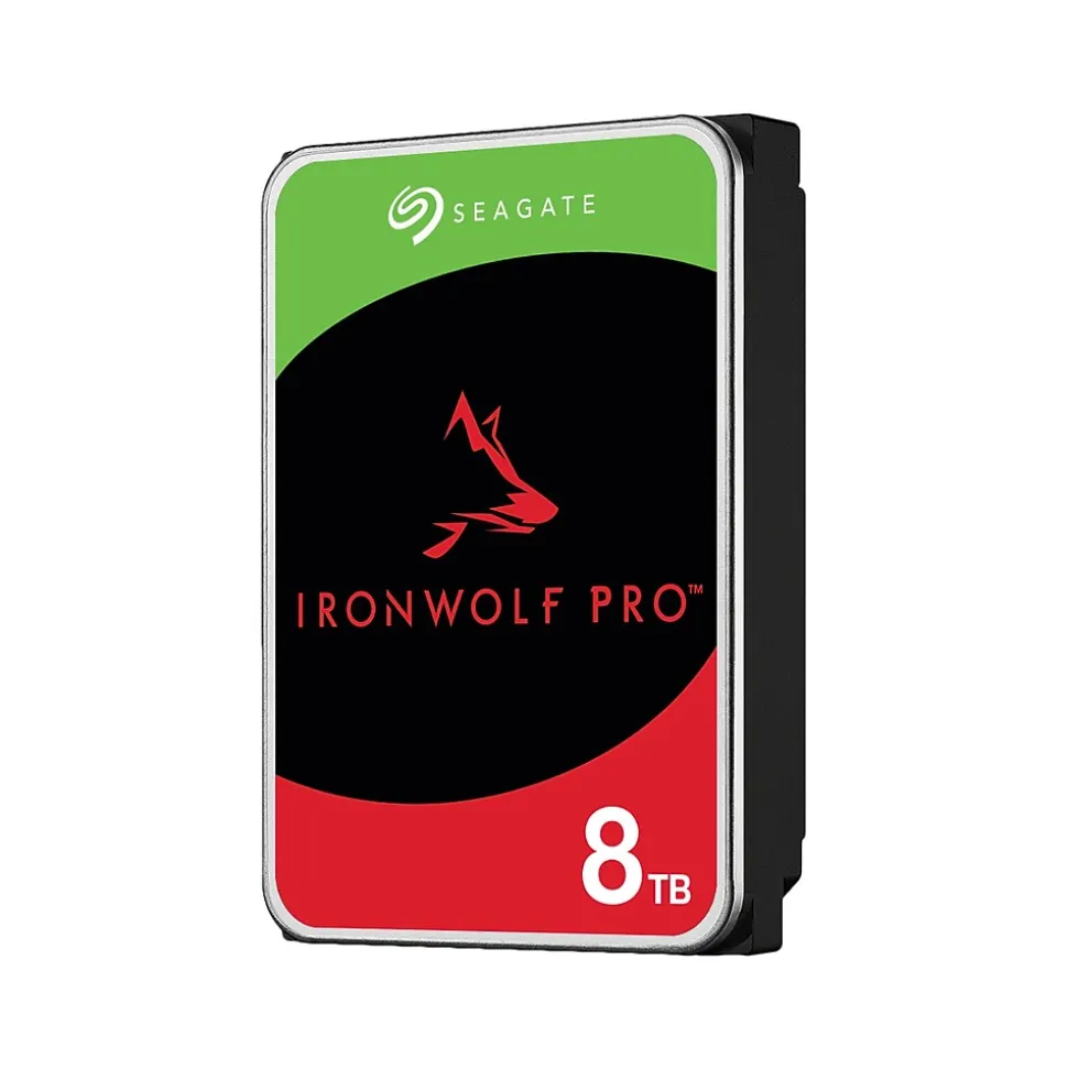 IronWolf Pro 8TB 3.5" SATA III Internal Hard Drive (ST8000NT001) | Seagate New
