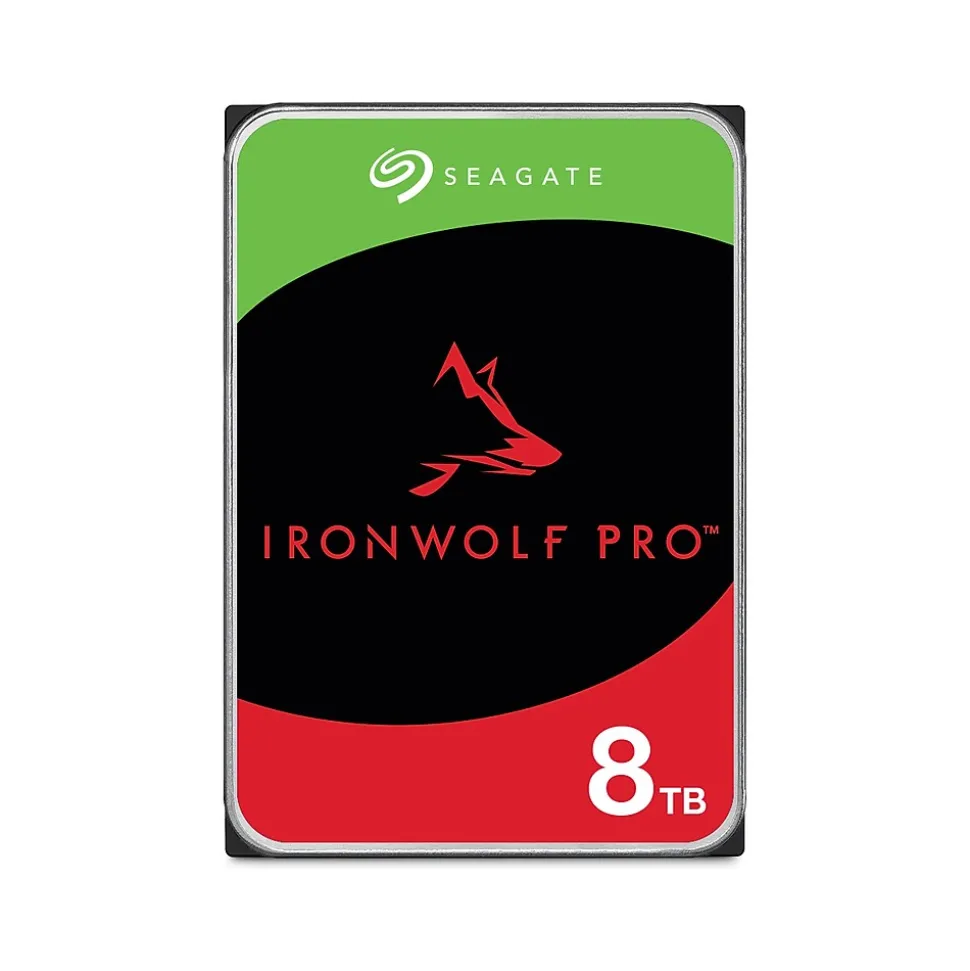 IronWolf Pro 8TB 3.5" SATA III Internal Hard Drive (ST8000NT001) | Seagate New