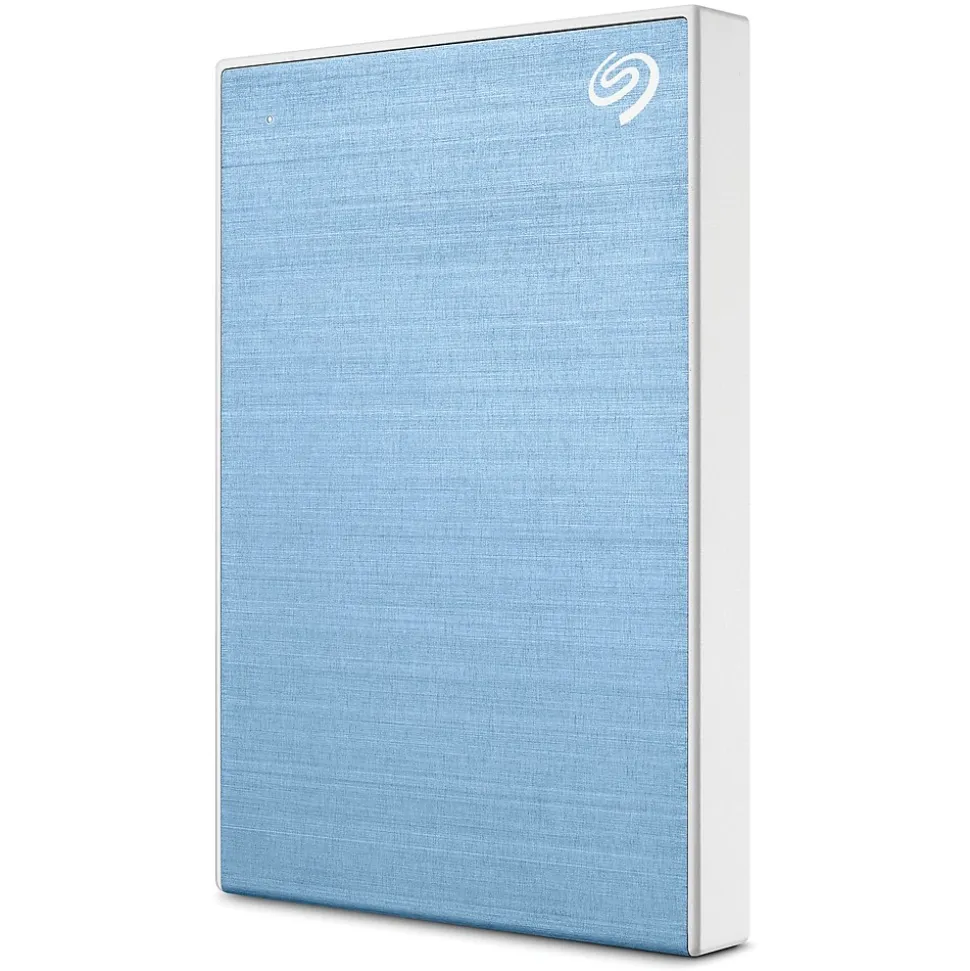 One Touch 2TB External Hard Drive Slim Portable HDD USB 3.0 / USB 2.0, Blue (STKB2000402) | Seagate Best
