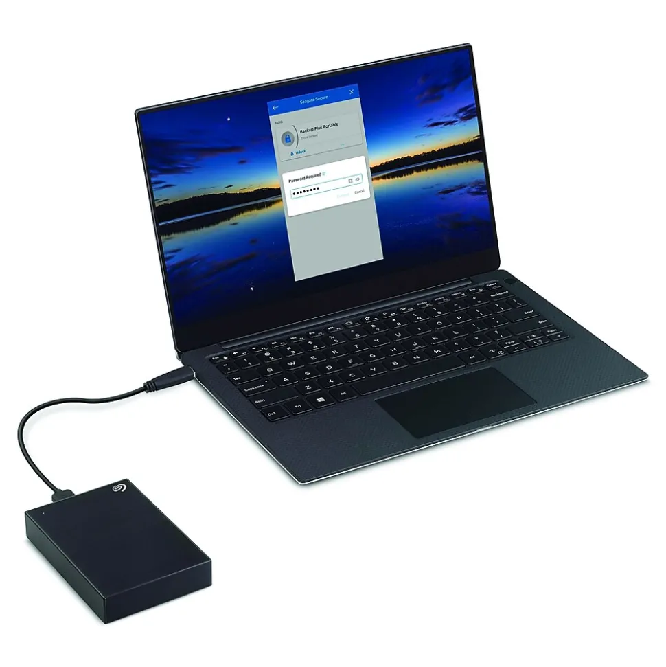 One Touch 5TB External Portable Hard Drive, Black (STKZ5000400) | Seagate Fashion