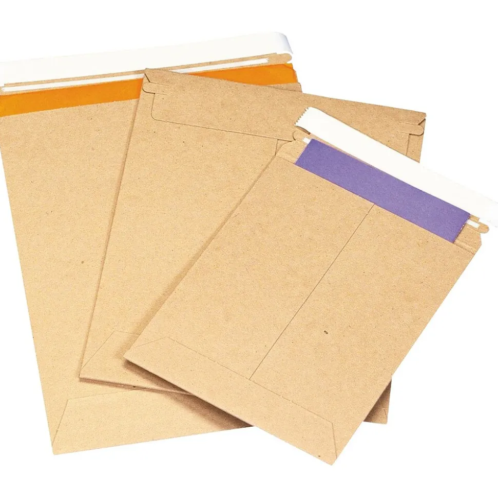 Self-Seal StayFlat Kraft Mailers, 6" x 8", 100/Case | SI Products Cheap