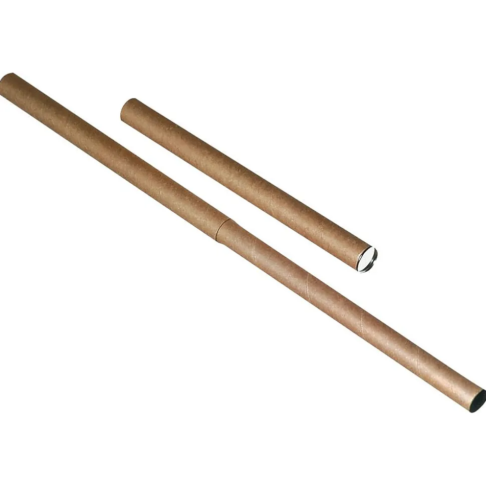 Kraft Plug-Seal Mailing Tubes, 6" x 36", 10/Case (HD6036K) | SI Products Cheap