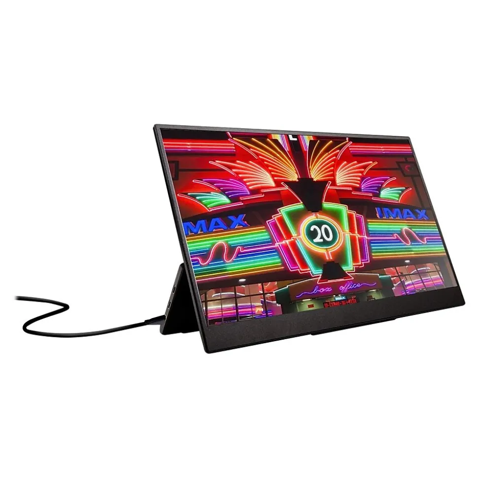 Solo 15.6" 60 Hz LED Portable Monitor, Black (STFRHDTC15BL) | SideTrak Cheap