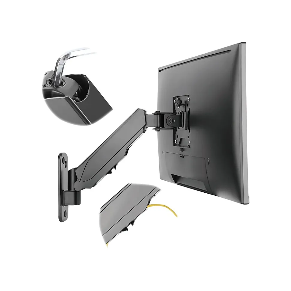 Adjustable Monitor Arm, Up to 32", Black (CE-MT2K12-S1) | SIIG Best Sale