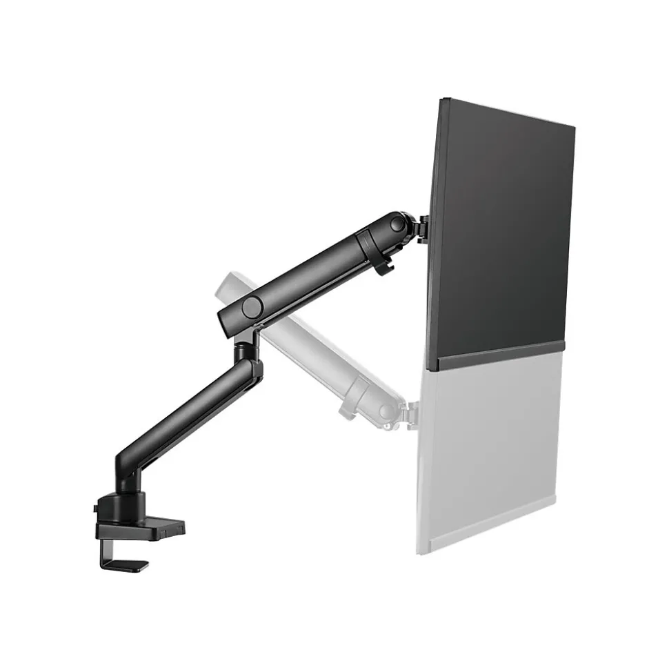 Aluminum Mechanical Spring Slim Monitor Arm - Single, Up to 32", Black (CE-MT2T12-S1) | SIIG Online