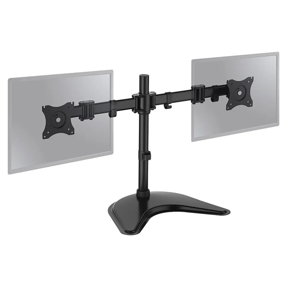 Articulated Freestanding Dual Monitor Desk Stand - 13"-27" Mounting kit, Up to 27", Black (CE-MT1U12-S1) | SIIG Store