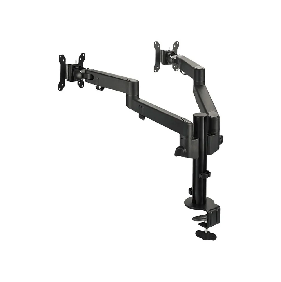 Dual Pole Multi-Angle Articulating Arm Monitor Desk Mount 14" to 30" Mounting kit, Up, Black (CE-MT3E11-S1) | SIIG Best Sale