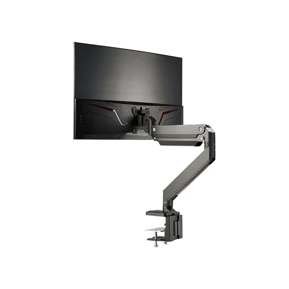 Single Monitor Heavy-Duty Premium Gas Spring Desk Mount - 17" to 35" Mounting kit, Up, Black (CE-MT2Z11-S1) | SIIG Outlet