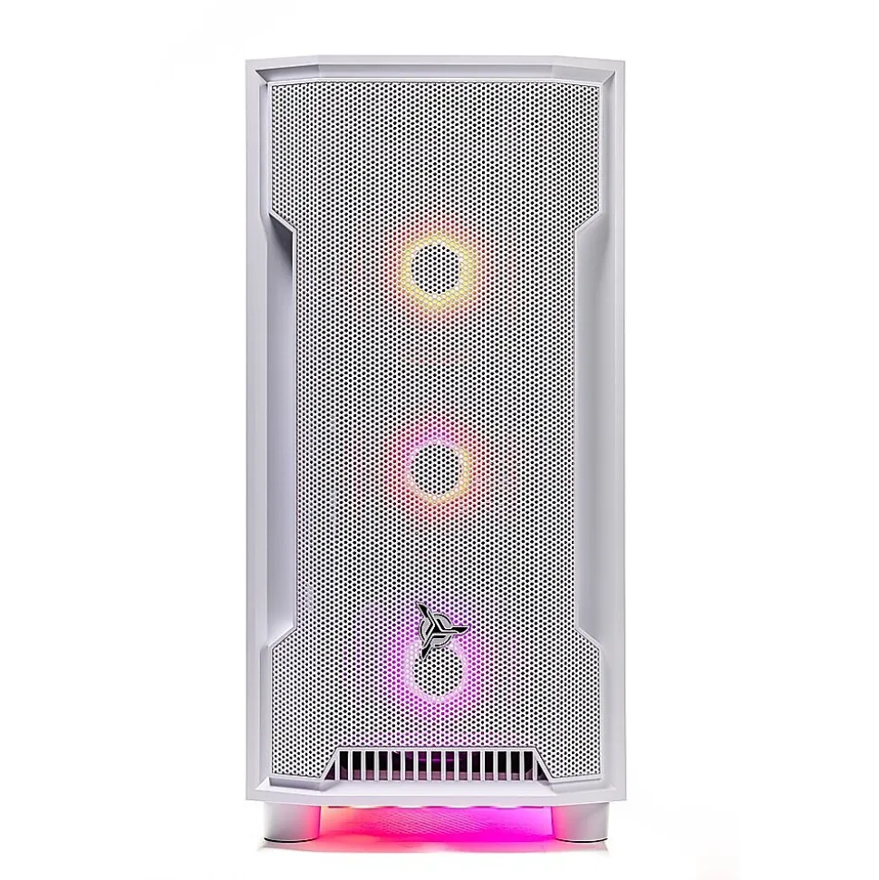 Skytech Archangel 4 Gaming Desktop, AMD Ryzen 7 5700, 16GB RAM , 1TB SSD, NVIDIA GeForce RTX 3050, White | Skytech Gaming Shop