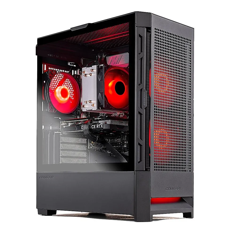 Skytech Blaze 4 Mini Gaming Desktop, Ryzen 7 5700, 16GB RAM, 2TB NVMe Solid State Drive, NVIDIA RTX 3050, Black | Skytech Gaming Cheap
