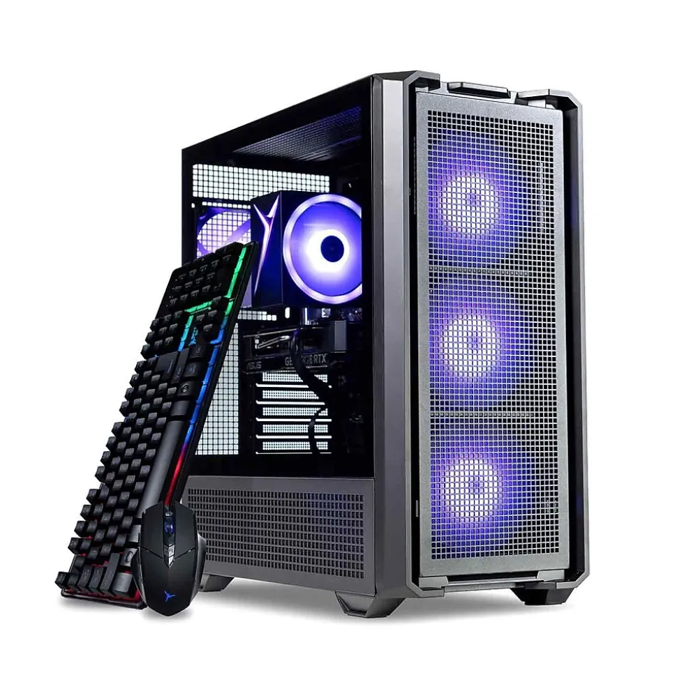 Skytech Edge Gaming Desktop, AMD Ryzen 7 5700, 32GB RAM, 1TB SSD, NVIDIA GeForce RTX 4060 Graphics, Black | Skytech Gaming Sale