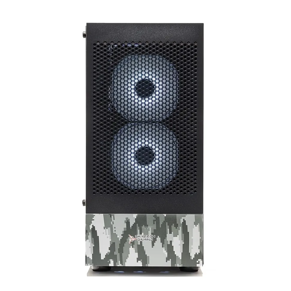 Skytech Ghost Gaming Desktop, Intel Core i5-13400F, 16GB RAM, 1TB SSD, NVIDIA GeForce RTX 4060Ti, Windows 11, Black Camo | Skytech Gaming Shop