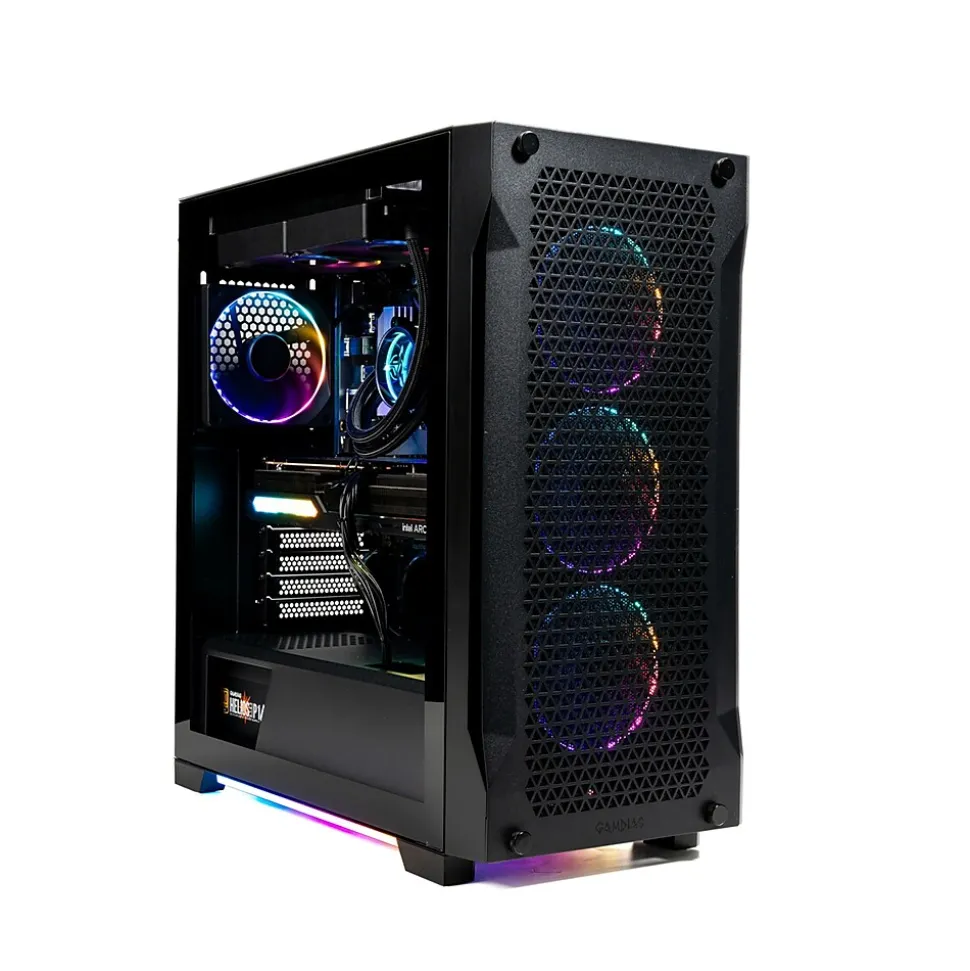 Skytech Maverick Gaming Desktop, Intel i5-13400F, 16GB RAM, 1TB SSD, Intel Arc A770 Graphics, Black | Skytech Gaming Clearance