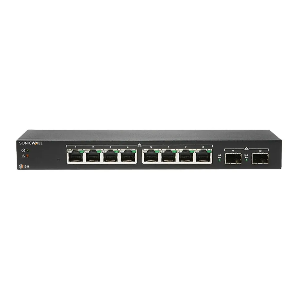 8-Port Gigabit Ethernet Managed Switch (02-SSC-8368) | Sonicwall Clearance