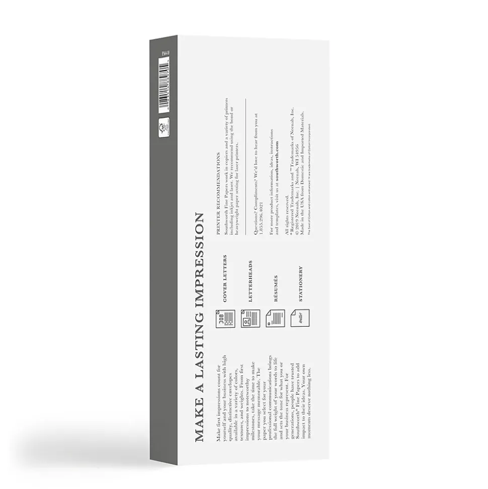 Linen Business Envelope, #10, 24 lb., Ivory, 50/Pack (P564-10) | Southworth Clearance