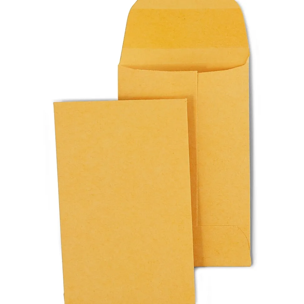 #1 Currency Envelopes, 2 1/4" x 3 1/2", Kraft, 250/Box (ST19726-CC) | Staples Cheap