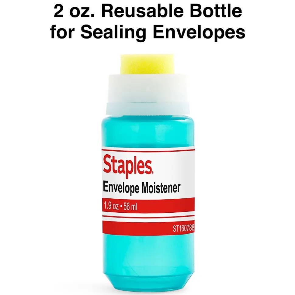 2 oz. Envelope Moistener, Blue (ST160788-CC) | Staples Best Sale