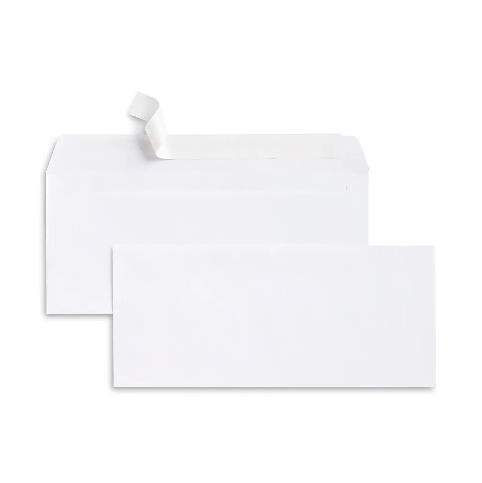 EasyClose #10 Business Envelopes, 4 1/8" x 9 1/2", White, 25/Box (594410/19001) | Staples Online