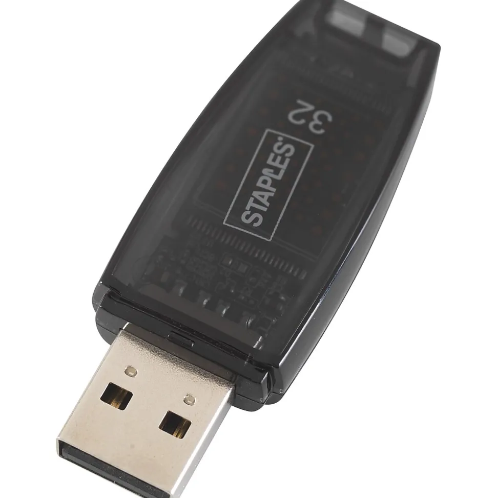 Everyday 32GB USB 2.0 Type A Flash Drive, Black (28205) | Staples Discount