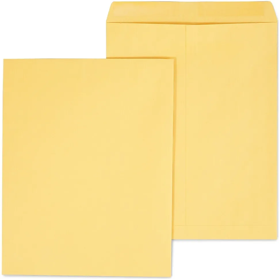 Gummed Kraft Catalog Envelopes, 11.5" x 14.5", Brown, 100/Box (SPL534776) | Staples Store