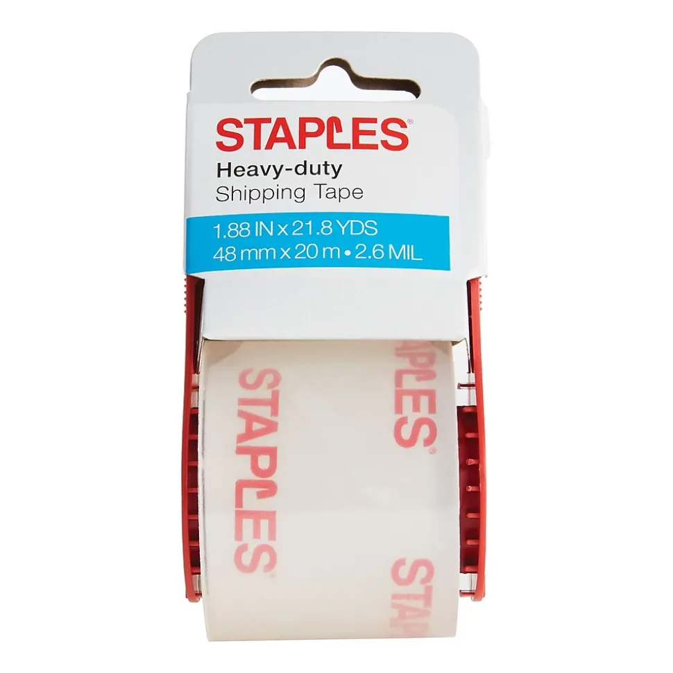 Heavy-Duty Packing Tape, 1.88"W x 21.8 Yards, Clear (52195) | Staples Best Sale