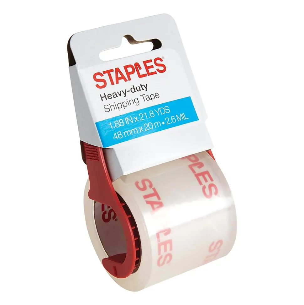 Heavy-Duty Packing Tape, 1.88"W x 21.8 Yards, Clear (52195) | Staples Best Sale