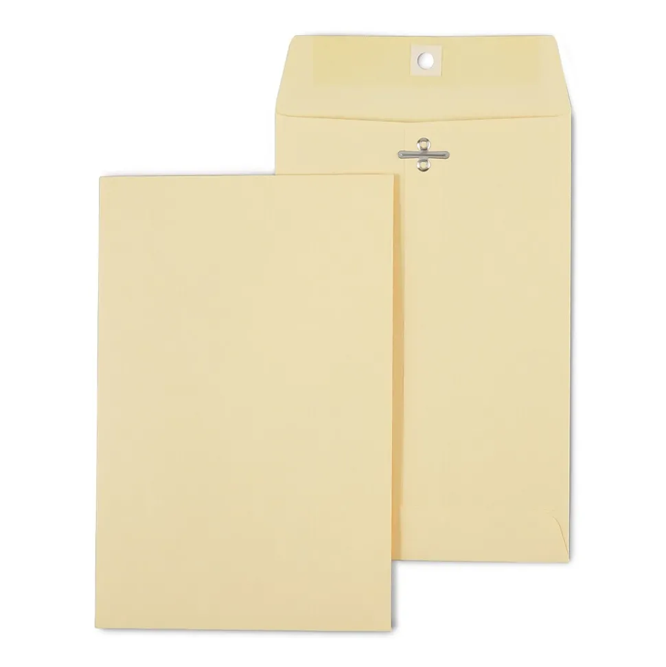 Kraft Catalog Envelopes, 6" x 9", Manila, 100/Box (918765/19381) | Staples Online