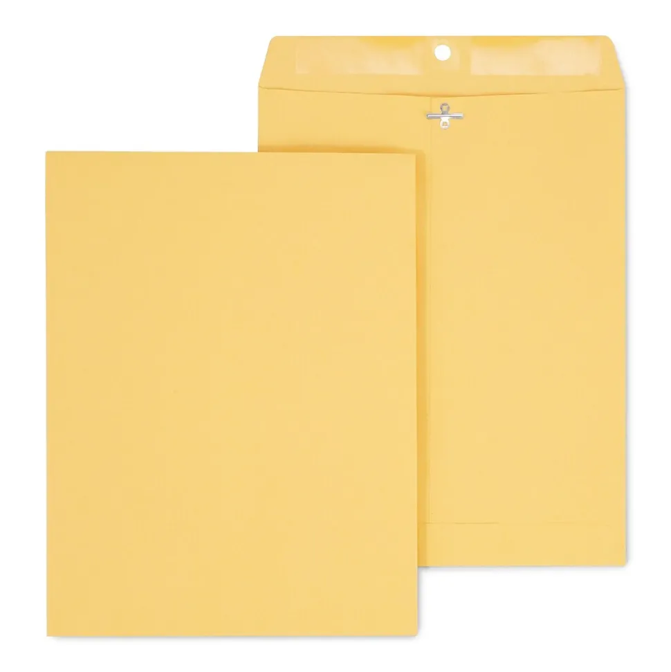 Kraft Clasp & Moistenable Glue Catalog Envelopes, 10" x 13", Brown Kraft, 12/Pack (ST19005/19005) | Staples Outlet