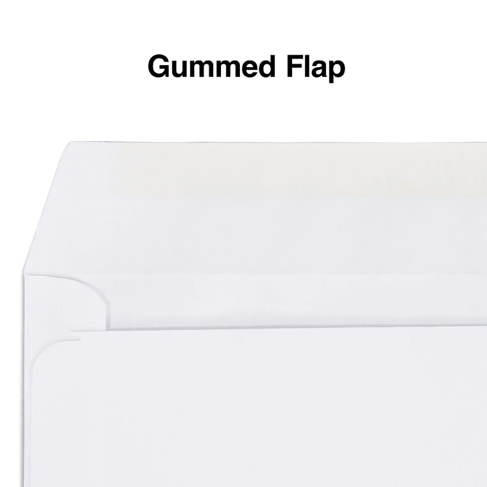 Laser Forms Double Window Envelopes, Wove White, 500/Box (ST473949-CC) | Staples Clearance
