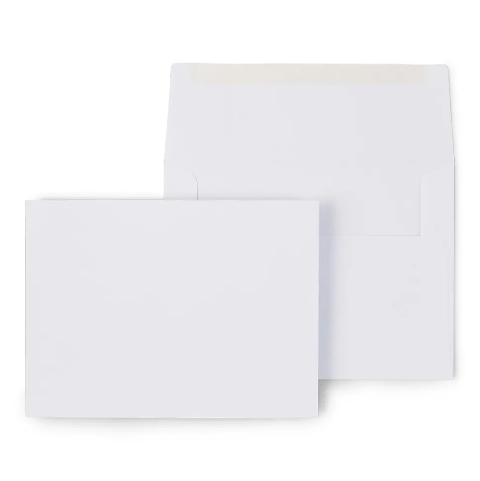 Photo A6 Invitation Envelopes, 4 3/4" x 6 1/2", White, 50/Box (ST16985-CC) | Staples Flash Sale