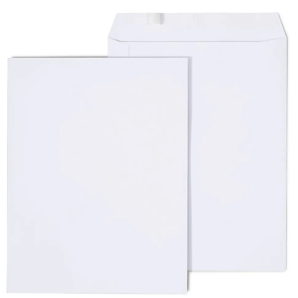 QuickStrip EasyClose Self Seal Catalog Envelopes, 10" x 13", White, 100/Box (ST379476N-CC) | Staples Cheap