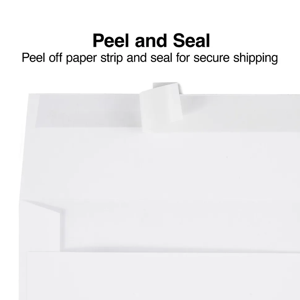 QuickStrip EasyClose Self Seal Invitation Envelopes, White Wove, 100/Box (ST394063/394063) | Staples Best Sale