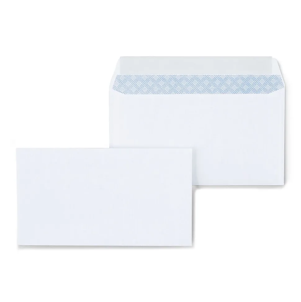 QuickStrip EasyClose Self Seal Security Tinted #6 3/4 Business Envelopes, 3 5/8" x 6 1/2", White, 50/Box (ST862999-CC) | Staples Store