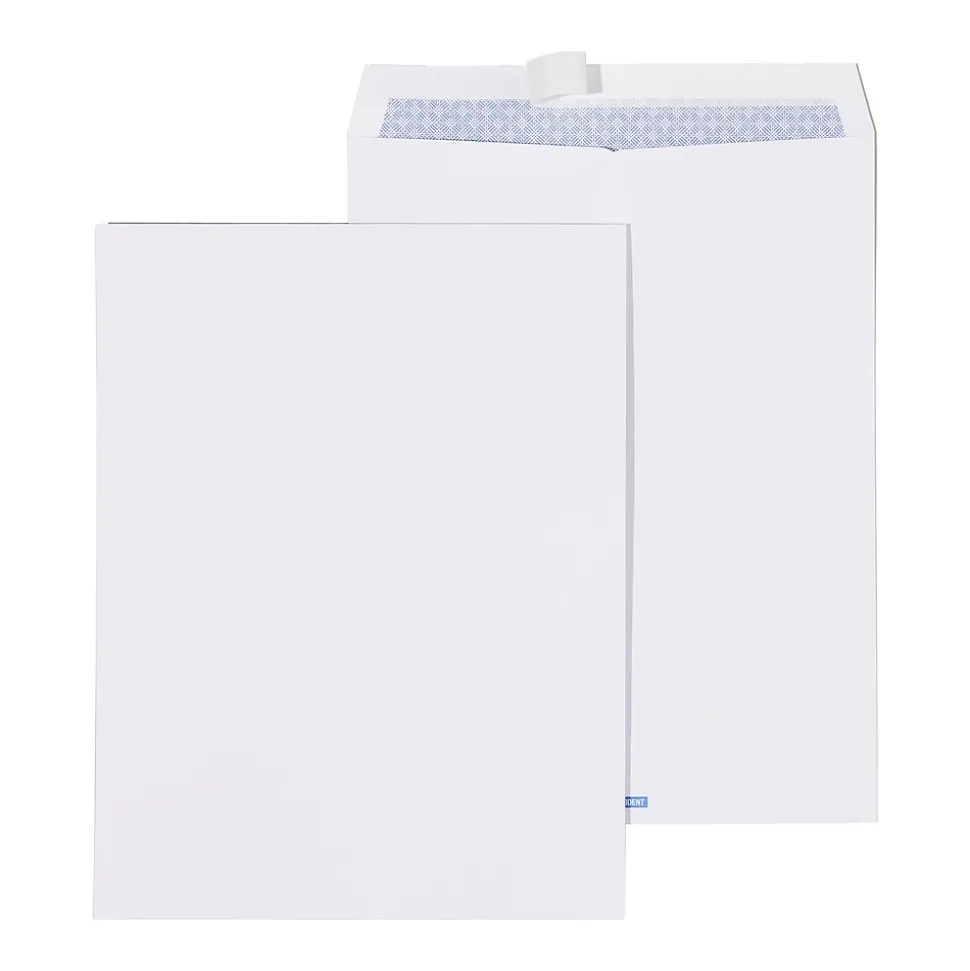 QuickStrip EasyClose Self Seal Security Tinted Catalog Envelopes, 10" x 13", White, 100/Box (ST19957/19957) | Staples Sale
