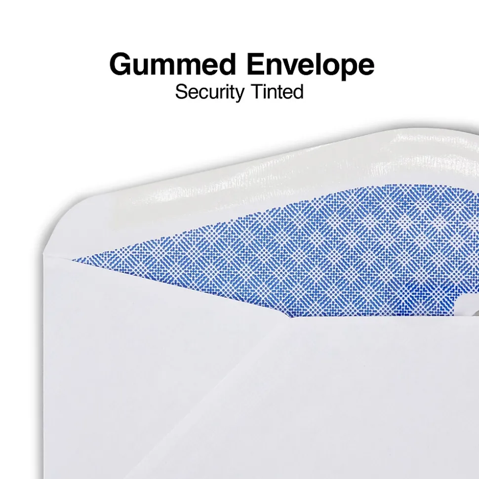 Security Tinted #9 Double Window Envelopes, 3 7/8" x 8 7/8", White, 500/Box (ST266759-CC) | Staples Cheap