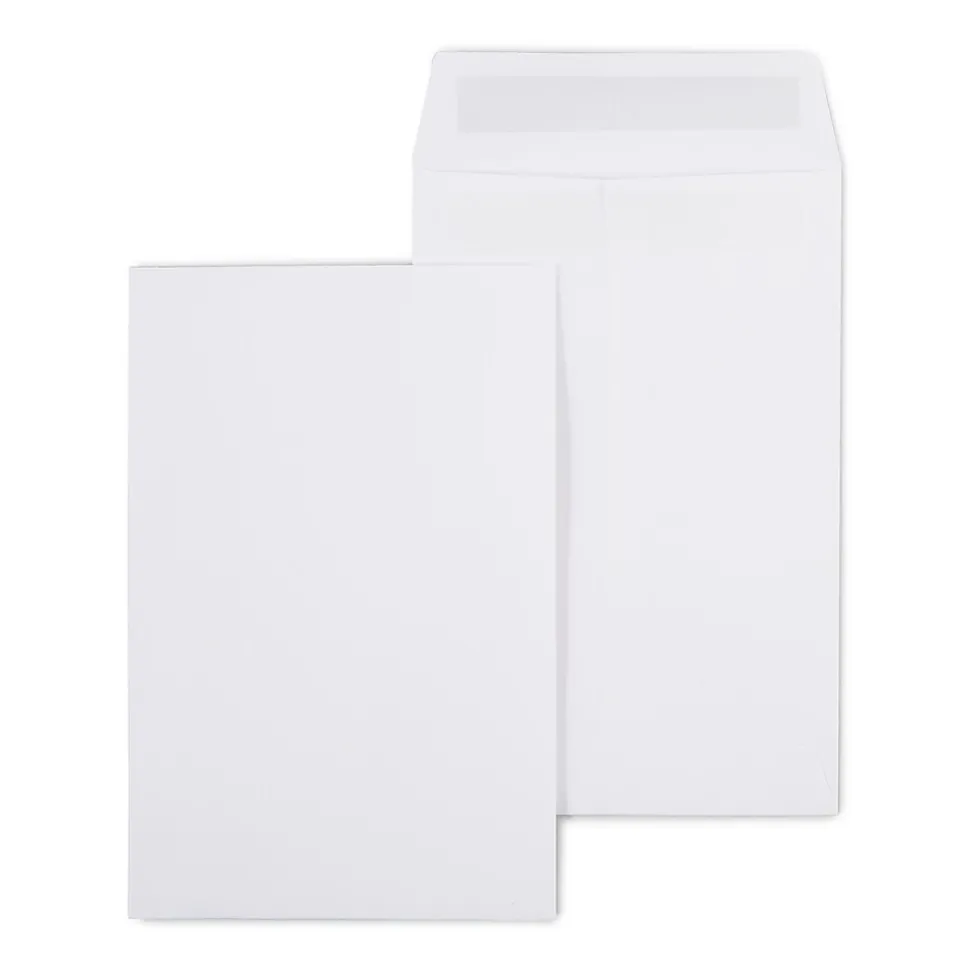 Self Seal #1 Catalog Envelopes, 6"L x 9"H, White, 100/Box (SPL609121) | Staples Cheap