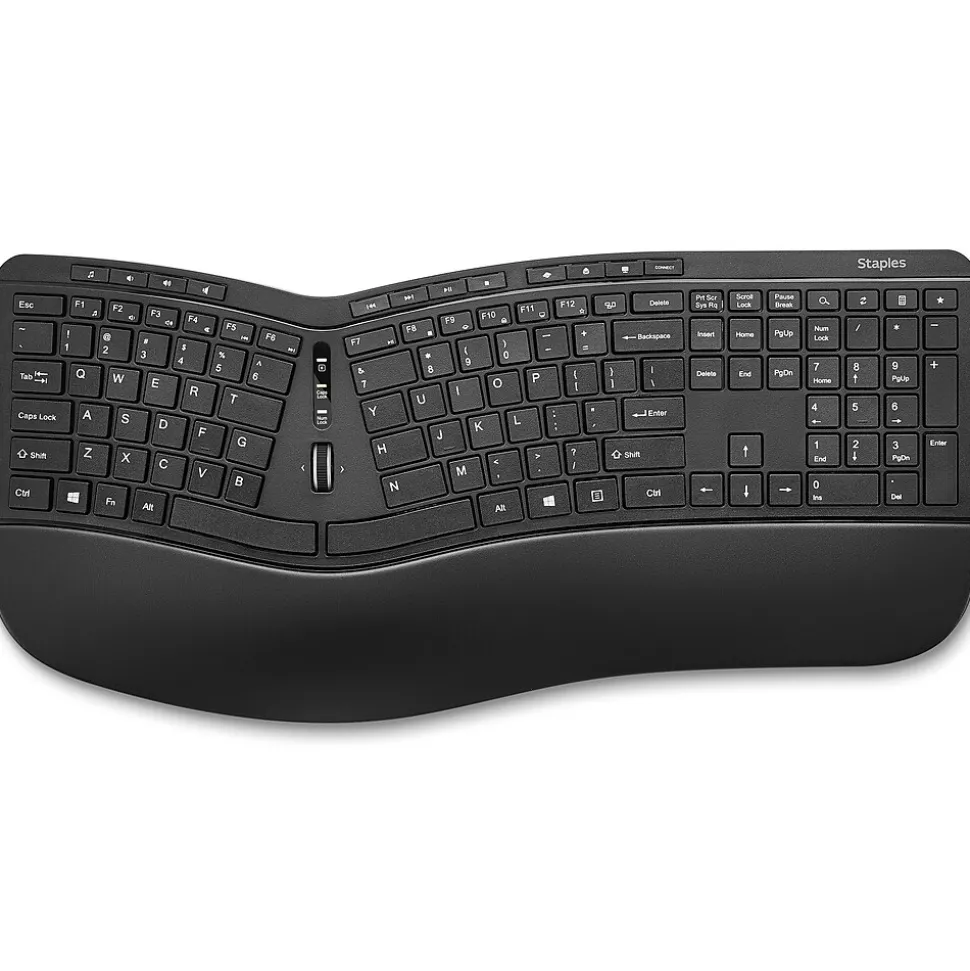 Wireless Ergonomic Keyboard, Black (ST62603) | Staples TECH Best Sale