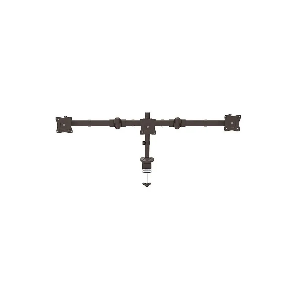 Desk Mount Triple Monitor Arm, Steel Adjustable Arm, Up to 24", Black (ARMTRIO) | StarTech Best