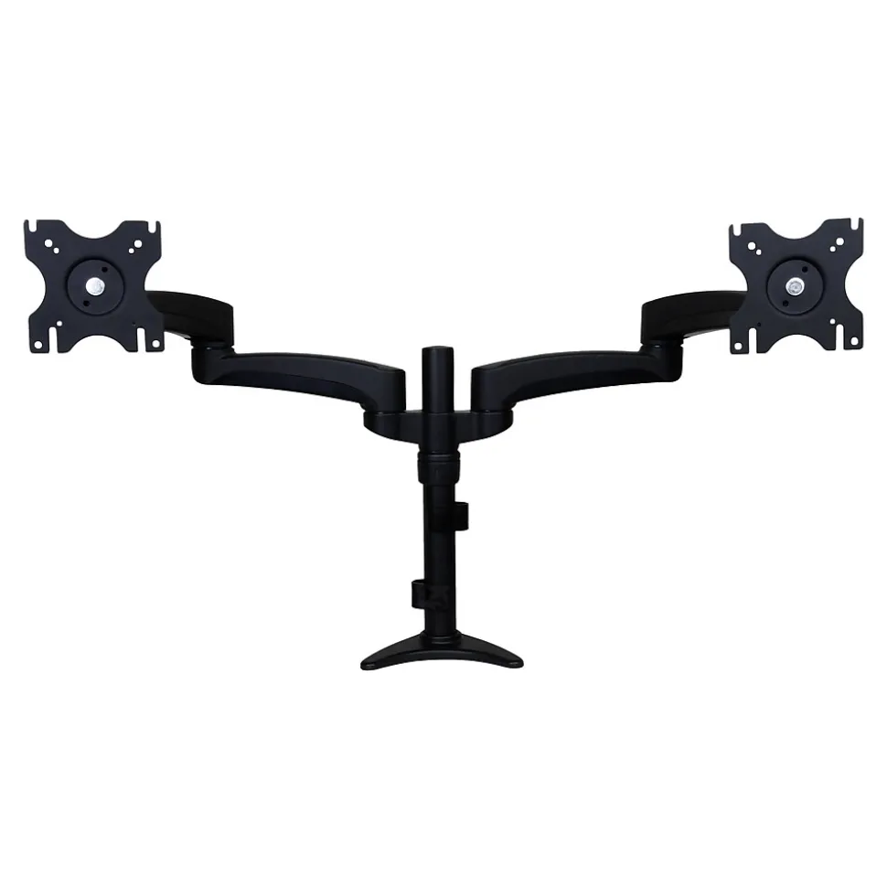 Dual Monitor Arm Monitor Arm, Up to 24" Monitor, Black (ARMDUAL) | StarTech Shop