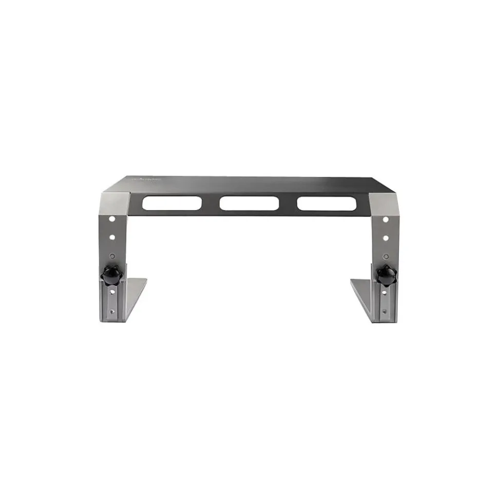 Monitor Riser Stand - Height Adjustable - Steel & Aluminum Stands, Up to 32", Gray (MONSTND) | StarTech Clearance